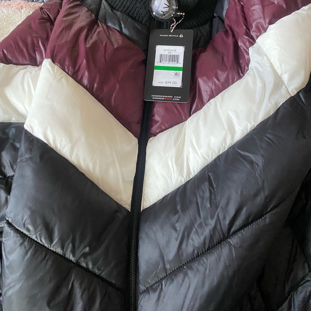 Women's Color Block Puffer Jacket